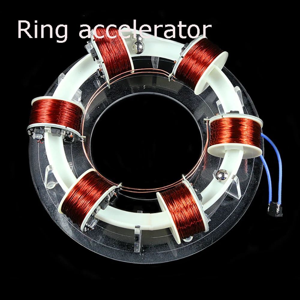 Ring Accelerator Cyclotron High-Tech Toy Physical Model DIY Kit Kids Gift Toys DC 12V 8W