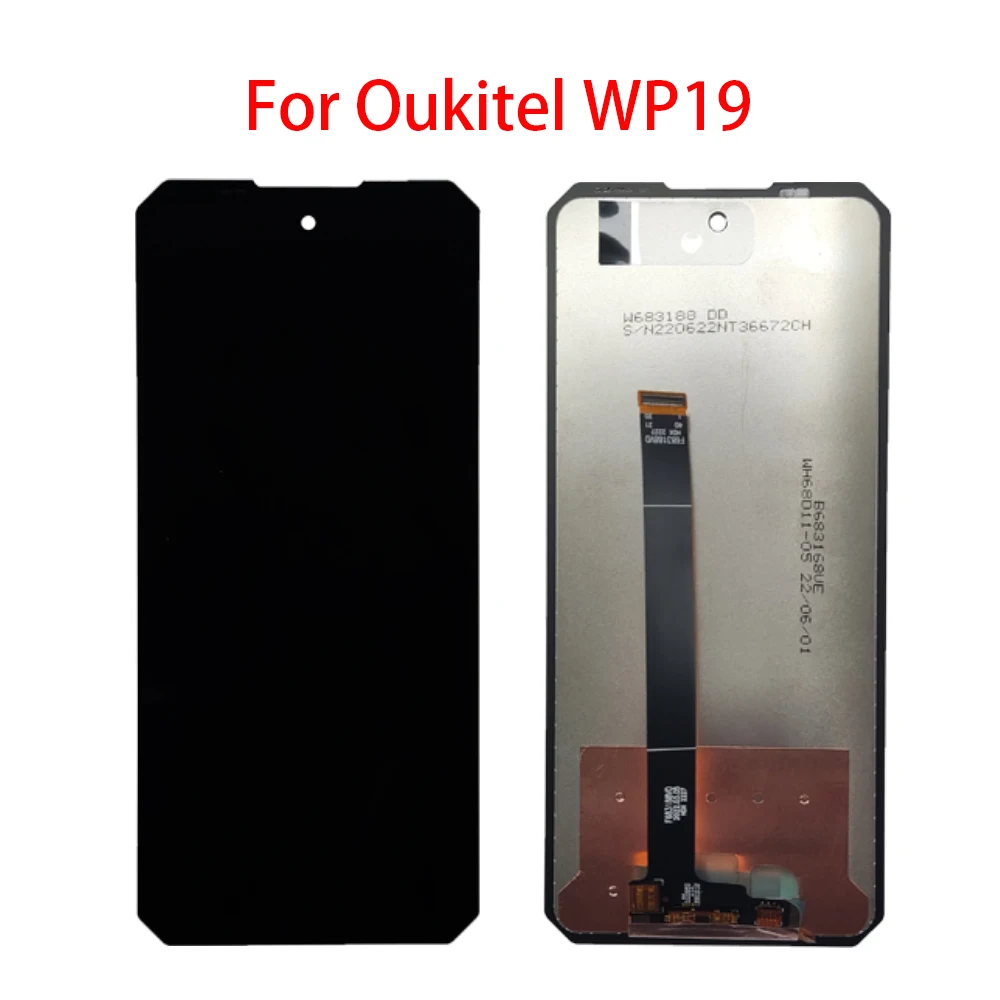 New LCD Screen For Oukitel WP16 WP17 WP18 WP19 WP20 WP21 WP22 WP23 LCD Display Touch Screen Digitier Assembly Replacement