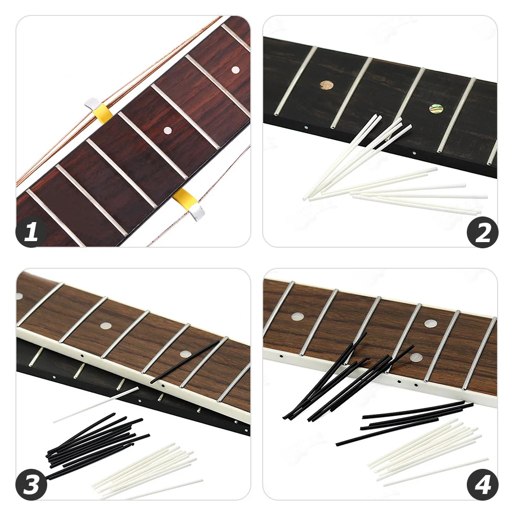 

200Pcs Guitar Fretboard Side Dot High Performance Inlay Material Long Life Accessories Guitar Fretboard Side Dot