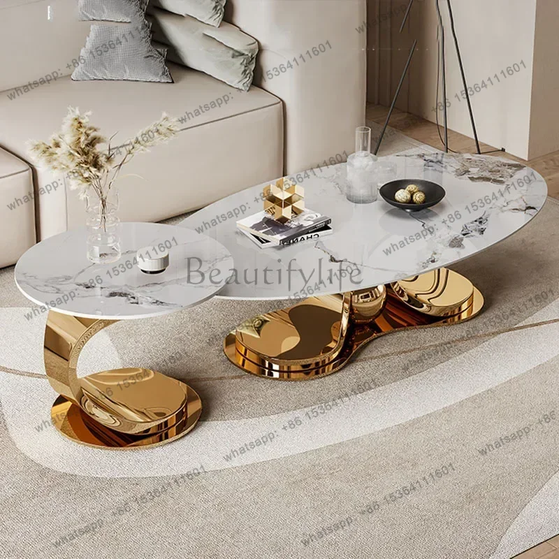 LD Writing Moving   Unique Standing Organizer Living Room Modern Coffee Table Luxury Couchtisch Lounge Suite Furniture
