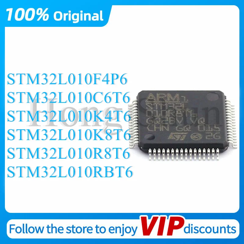 

STM32L010F4P6 STM32L010C6T6 STM32L010K4T6 STM32L010K8T6 STM32L010R8T6 STM32L010RBT6 Original Product