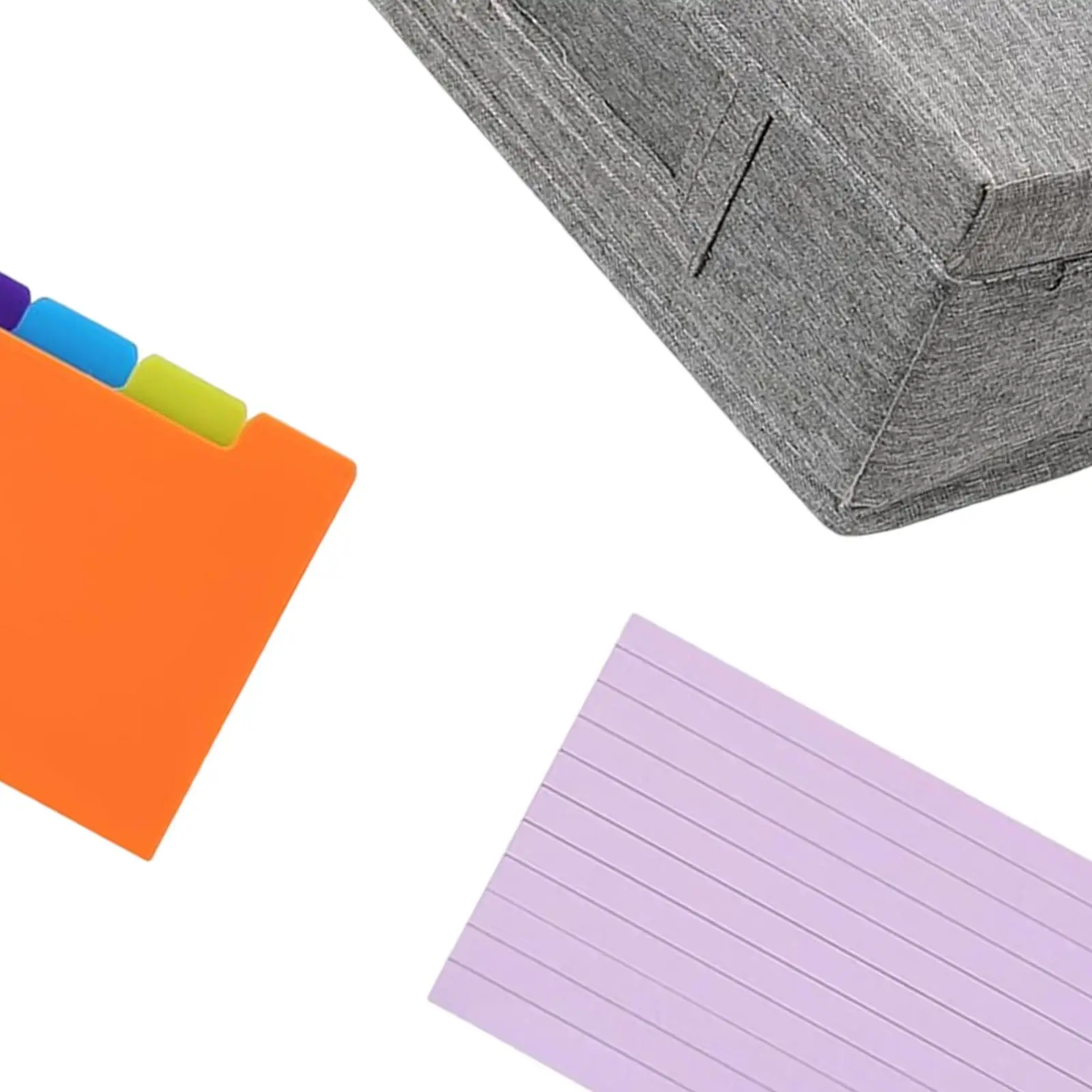 Index Card Dividers Box Container Foldable Large Capacity with Lid Lightweight Organizer