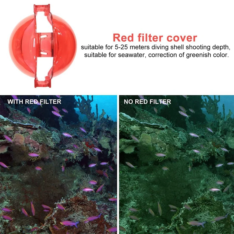 Dive Filter For Insta360 X3 Dive Case, Color Correction In Scuba Diving, Snorkeling And Underwater Photos Videos