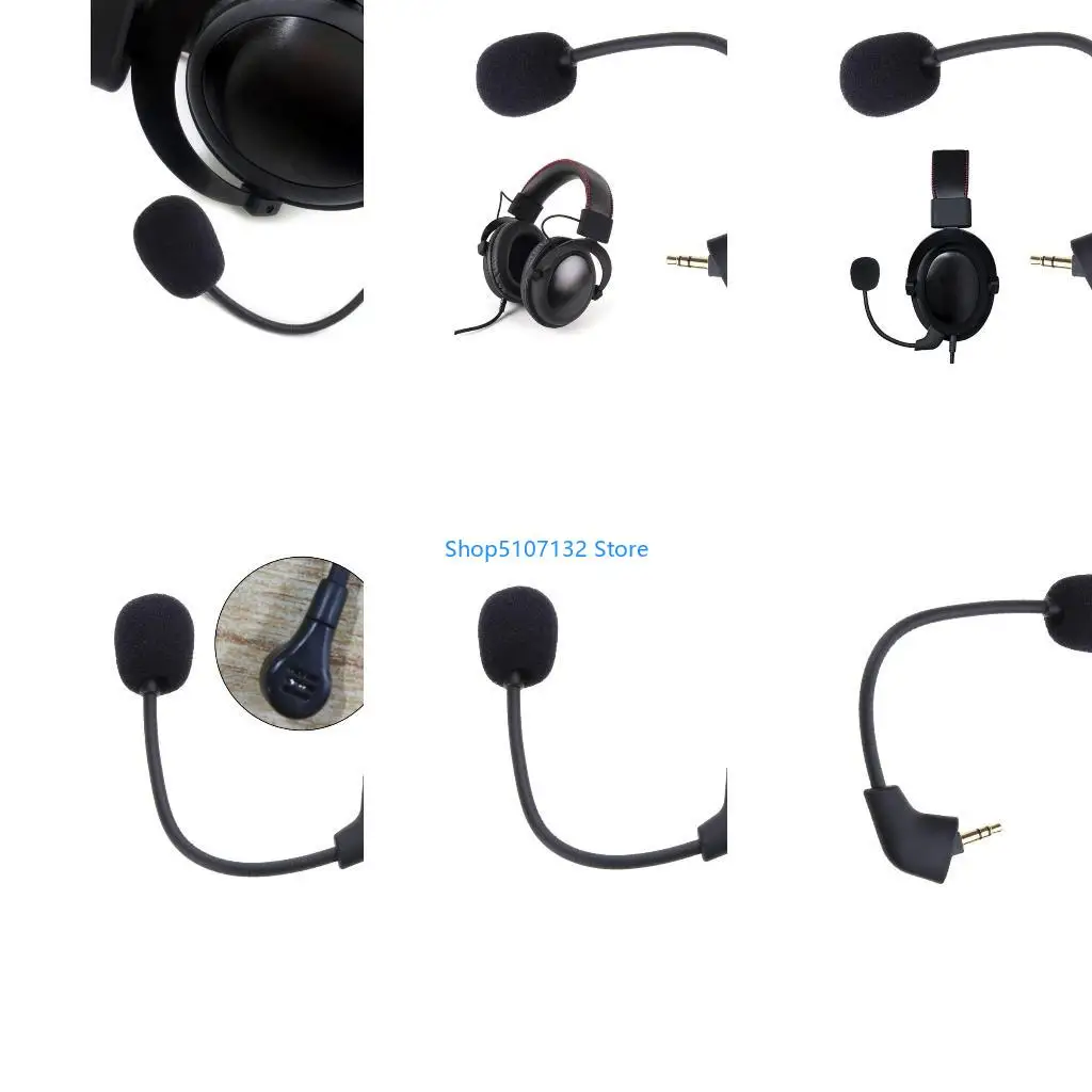 87HD Replacement Game Microphone Boom for Hyper X Cloud 2 II Cloud Computer Gaming Headsets