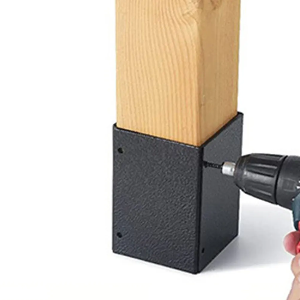 

1 Set Mailbox Post Base Protectors Heavy Duty Stainless Steel Deck Fence Railing Post Brackets Replacement Mailbox Bracket