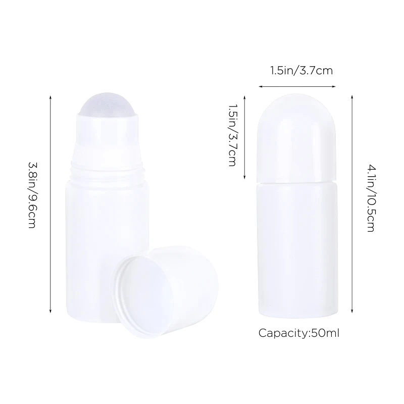 30/50/60/80/100ml Roll On Bottle Essential Oil Leak-Proof Empty Refillable Reusable Bottles And Accessories Cosmetic Containers