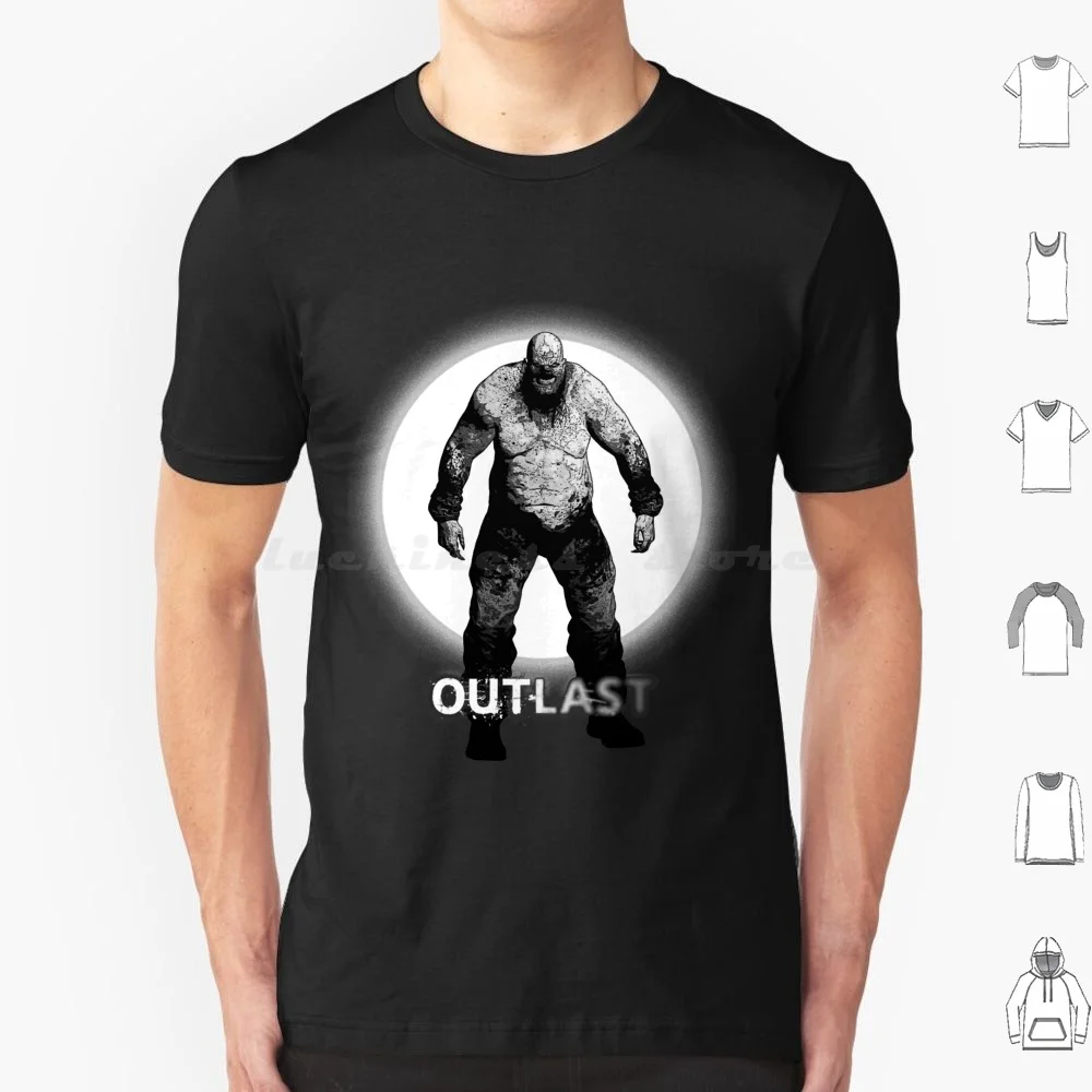 Outlast Chris Walker T Shirt 6xl Cotton Cool Tee Horror Outlast Video Game Gaming Blood Monster Dark Eddie Gluskin Creepy Gamer