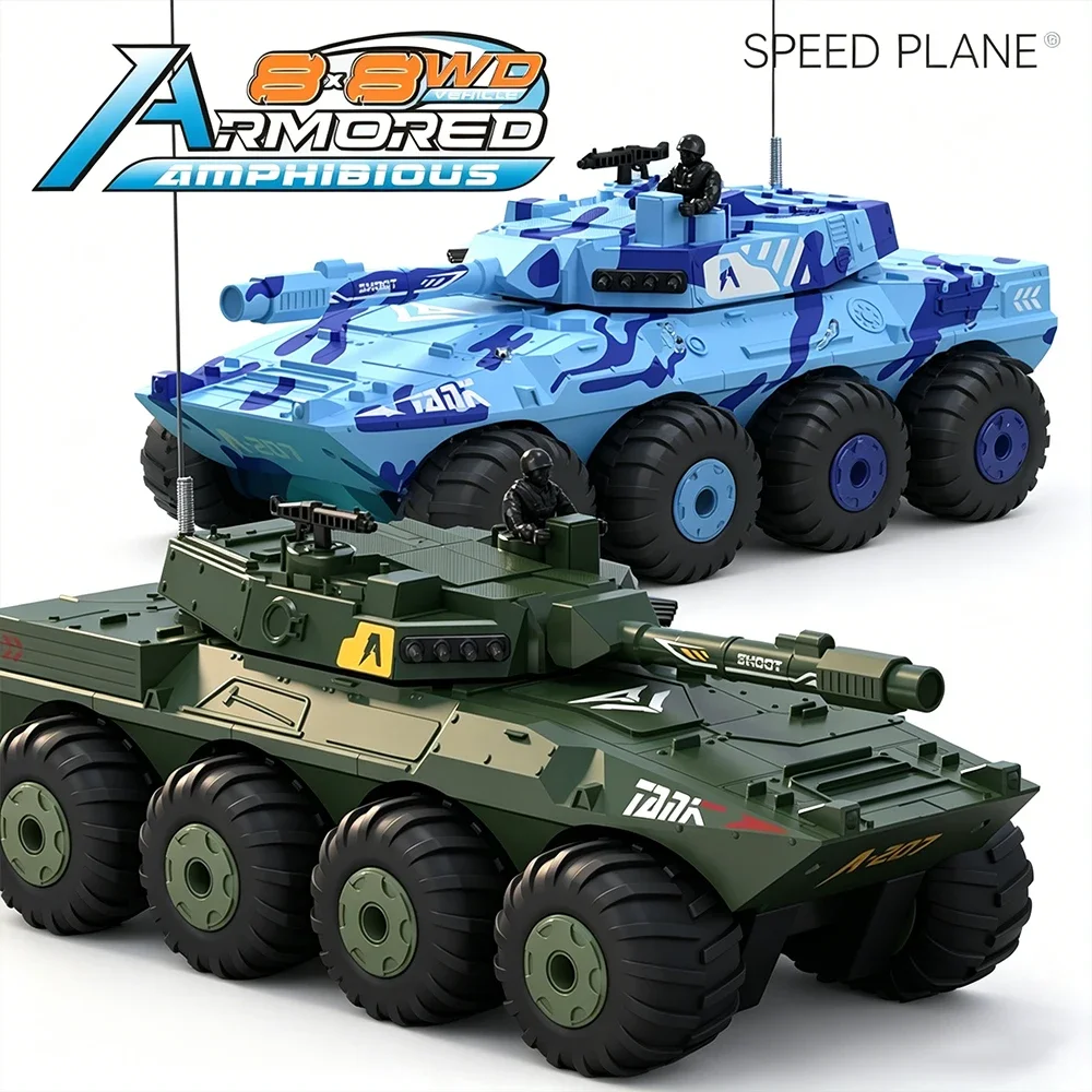 

Top 1:12 RC Cars 8WD Full Scale Amphibious Waterproof Armored Vehicle Tank Car Toy Model Off-Road Vehicle Boys Birthday Gifts