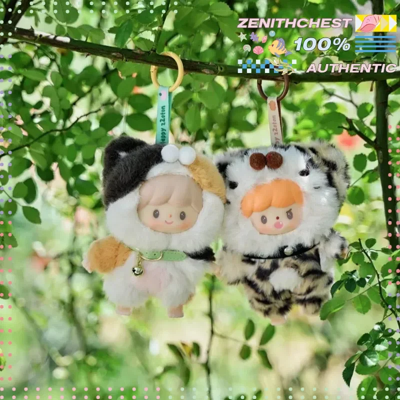 Authentieke Zzoton My Little Cat Series Blind Box Trendy Schattig Spelen Vinyl Speelgoed Hanger Decoratie Kinderverjaardagscadeau Koning Zhuo