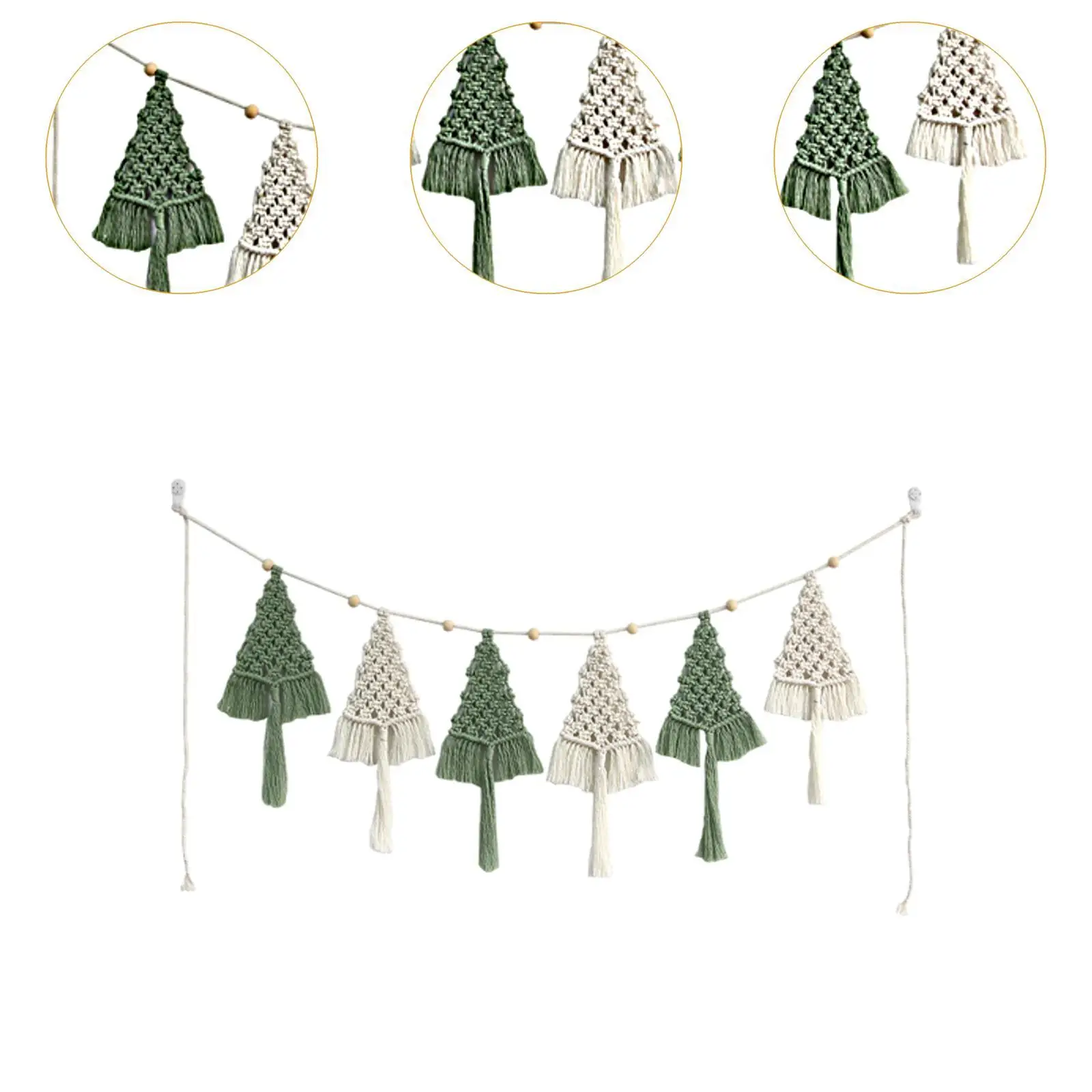 Nordic Tapestry Featuring Christmas Tree for Festive Wall Decor