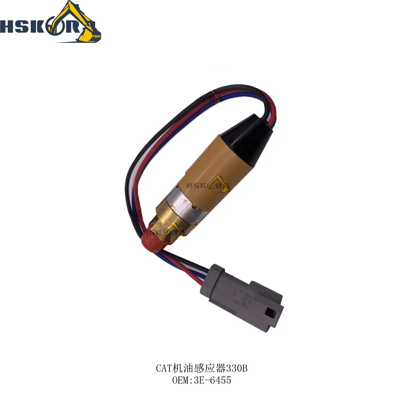 NEW 330B 3E-6455 For CAT Oil Sensor Excavator Spare Parts HSKOR Good Quality