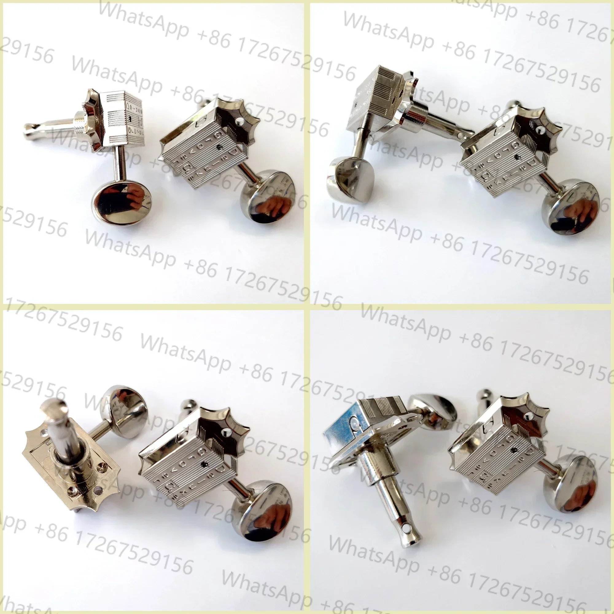 1 Set G-r-over 136 Series Vintage Deluxe Guitar Machine Heads Tuners Tuning Pegs 3R3L Guitar Parts view 6