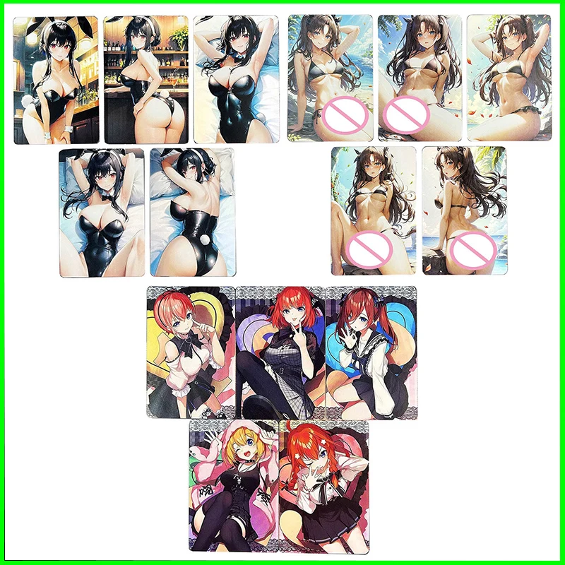 

Карты для жены Коллекционные карты Игры для мальчиков Игрушки Настольные игры Подарки на день рождения DIY Аниме Хьюга Хината Тосака Рин Флэш-карты премиум-класса