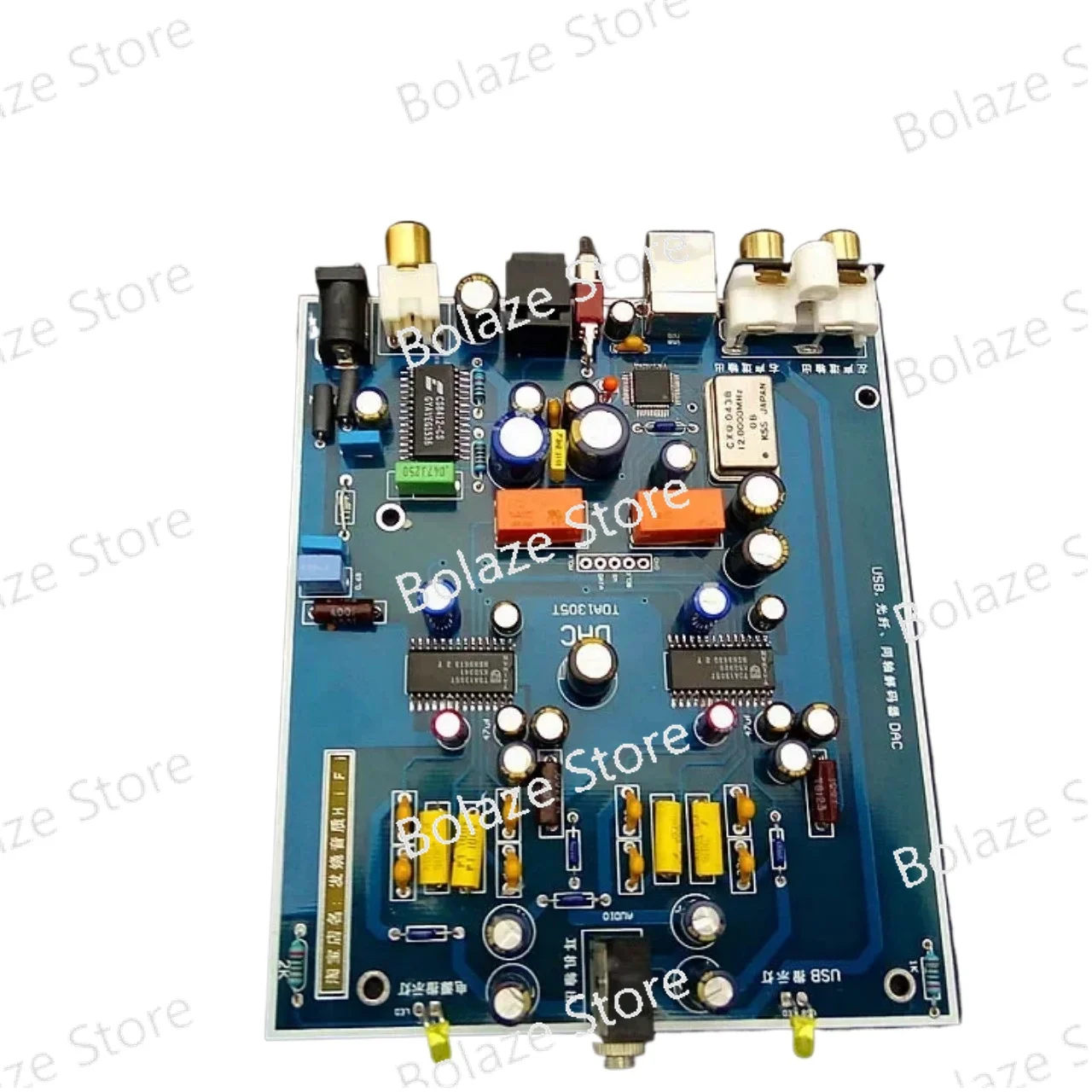 OTG dual parallel TDA1305T computer external heating sound card USB decoder DAC fiber coaxial decoding