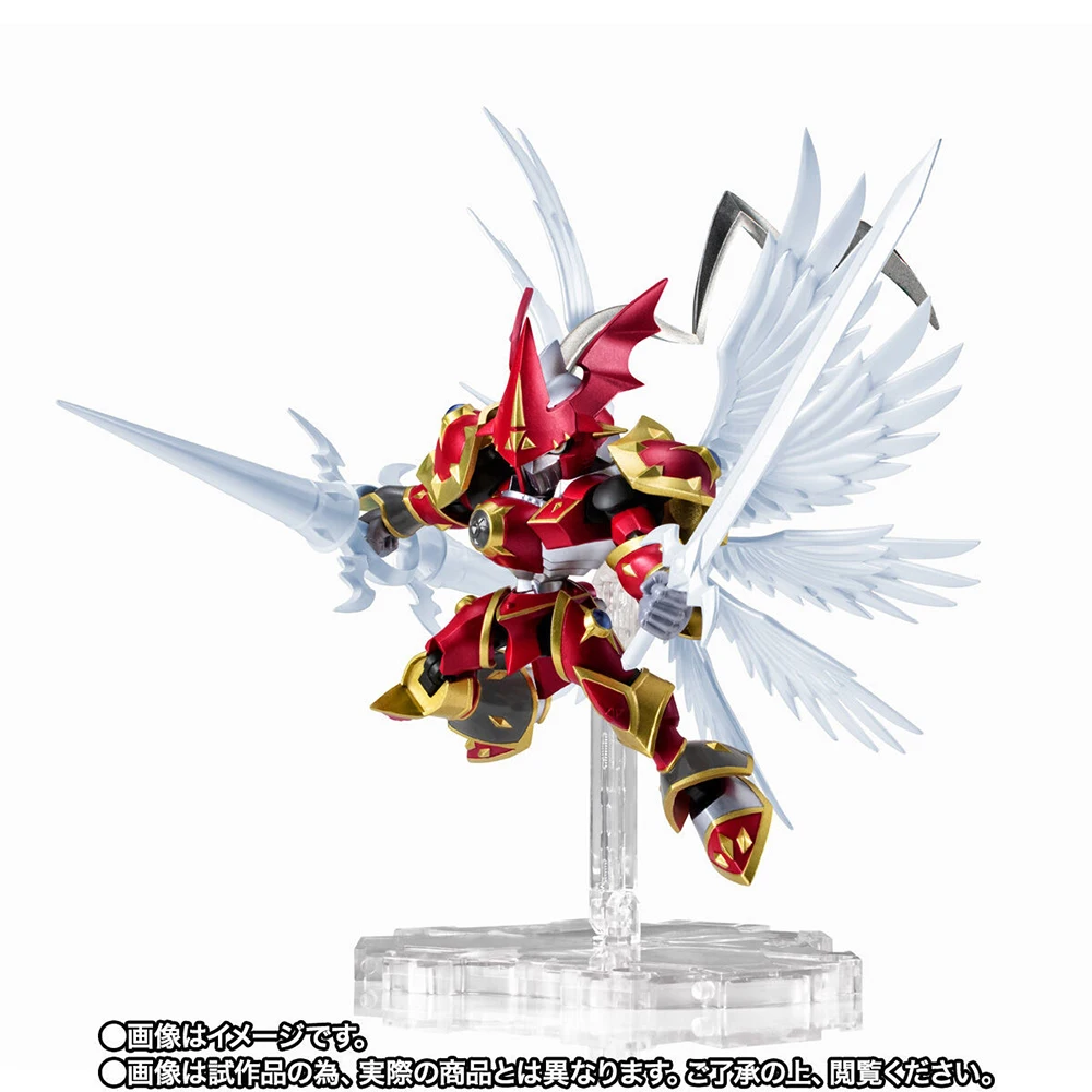 In Stock Bandai Original Nxedge Style Digimon Tamers Dukemon: Crimson Mode Beelzebumon: Blast Mode Assembly Figures Model Toys