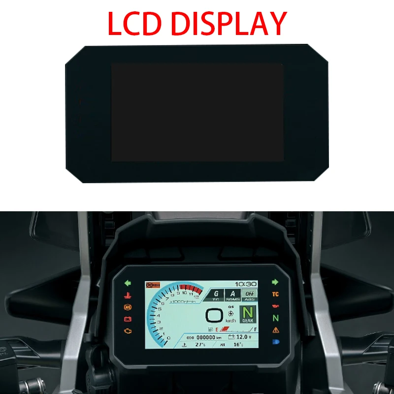 New Original LCD Display With glass panel For 2023 Suzuki V-Strom 800DE DL 1050 1050DE Speedometer Instrument LCD Screen