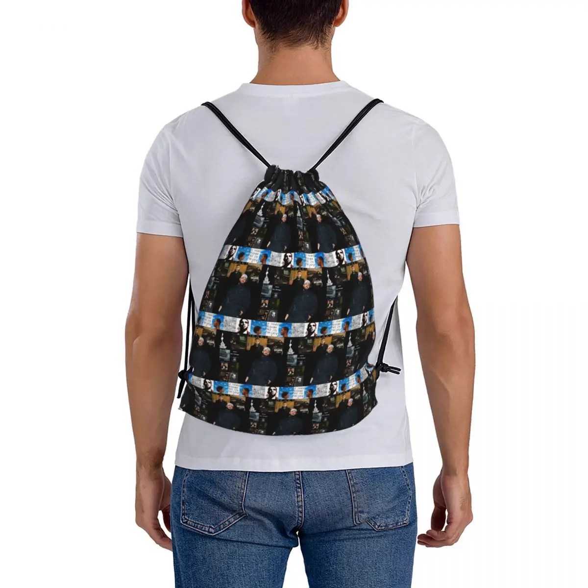 Drake Albums Backpacks Casual Drawstring Bundle Pocket Sports Bag Book Bags for Travel School