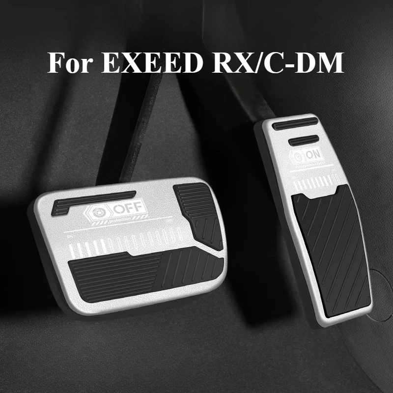 For EXEED RX Brake Accelerator Scooter Interior Modification CDM Car Anti-skid Foot Pedal Decoration Products Automobile parts