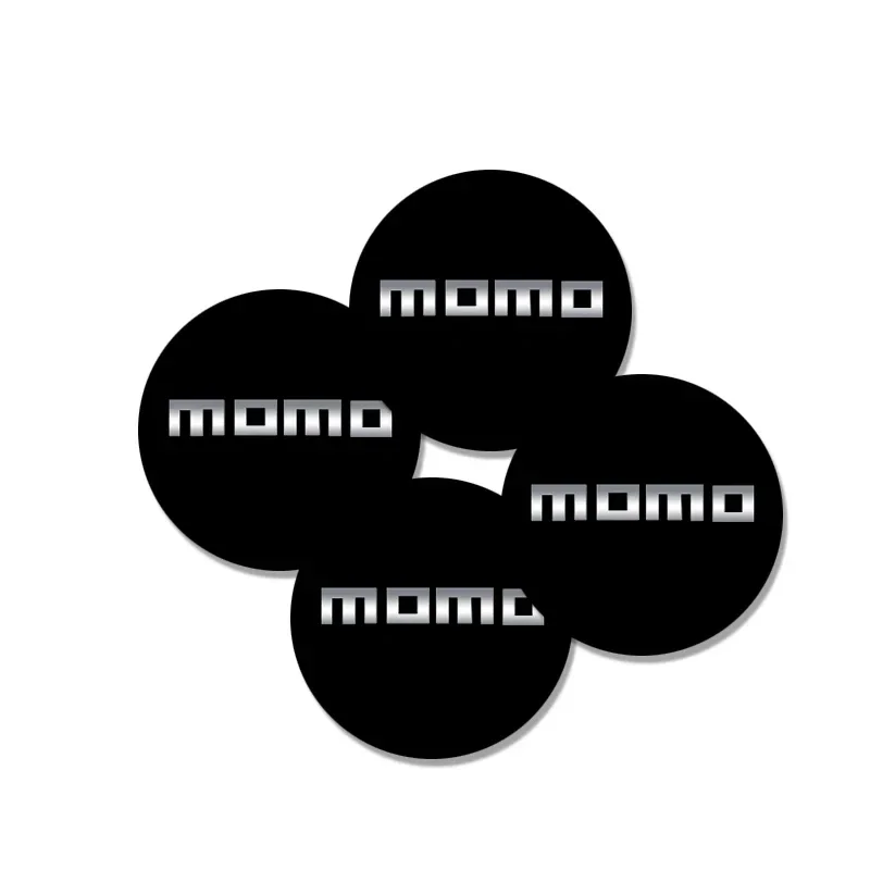 4Pcs 56mm MOMO Emblem Car Wheel Center Hub Cap Stickers Rim Cover Badge For BMW MINI HONDA Nissan LEXUS FORD MAZDA SUBARU KIA