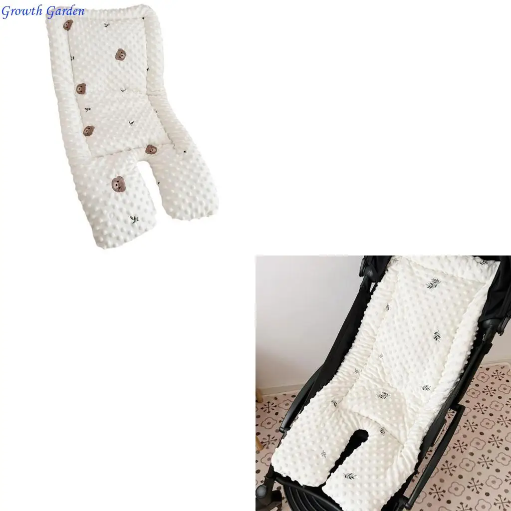 

Breathable Infant Pram Cushion Insert Soft Cotton Baby Pram Mat Large Size E65D