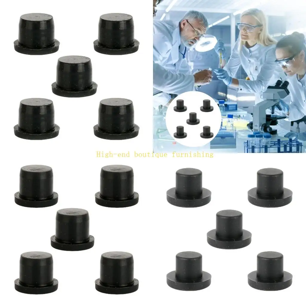 

L9NB Rubber Plug Silicone Hole Stopper Hollow Rubber Hole Caps Round Seal Plug