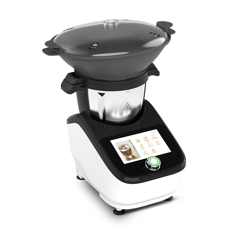 

Good Quality Factory Directly Locking Lid Cuisine Robot Thermomixe Cooking Machine Baby Electric Chopper Smart Cooker