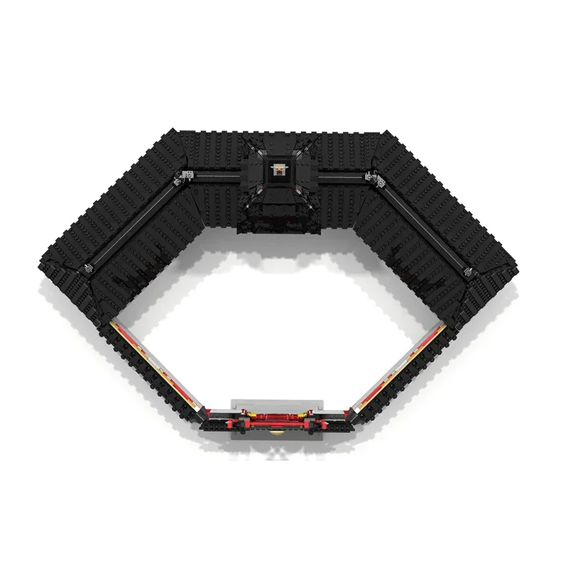 Modelo City Street View Moc, bloques de construcción, modelo de monasterio Modular, tecnología de ladrillos, montaje DIY, juguete de construcción navideña, regalos