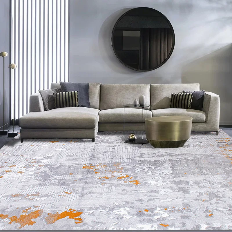 Tapete tecido simples sala de estar moderna casa nórdica quarto grande