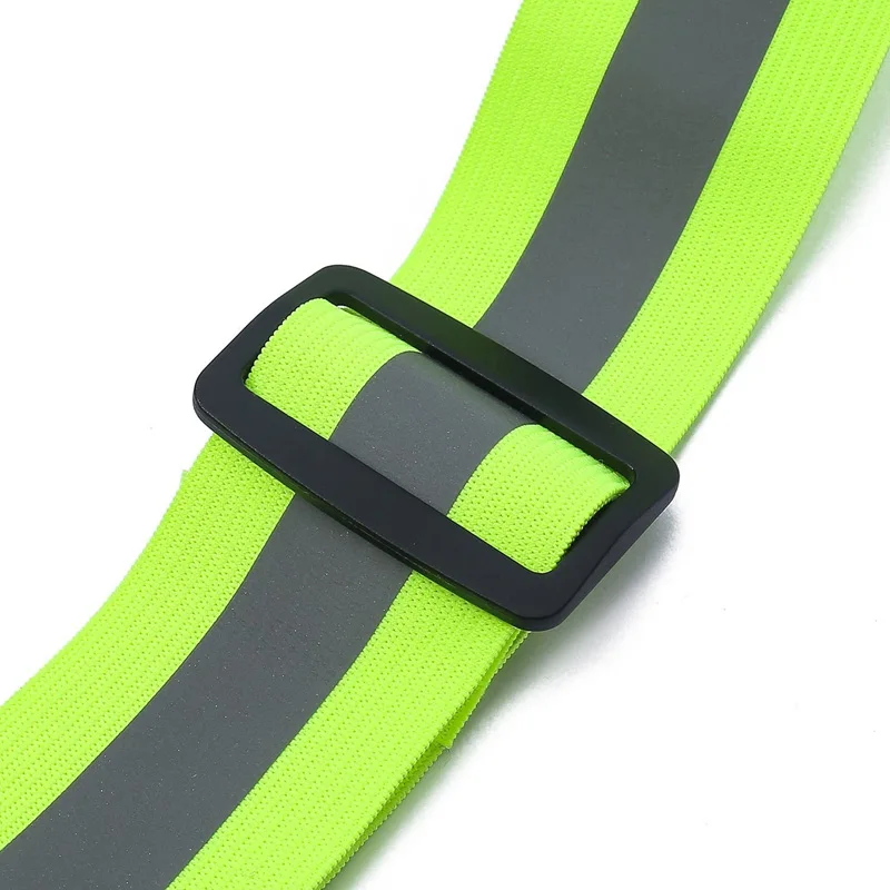 New Highlight Reflective Straps Night Running Riding Clothing Vest Adjustable Safety Vest Elastic Band For Adults And Children