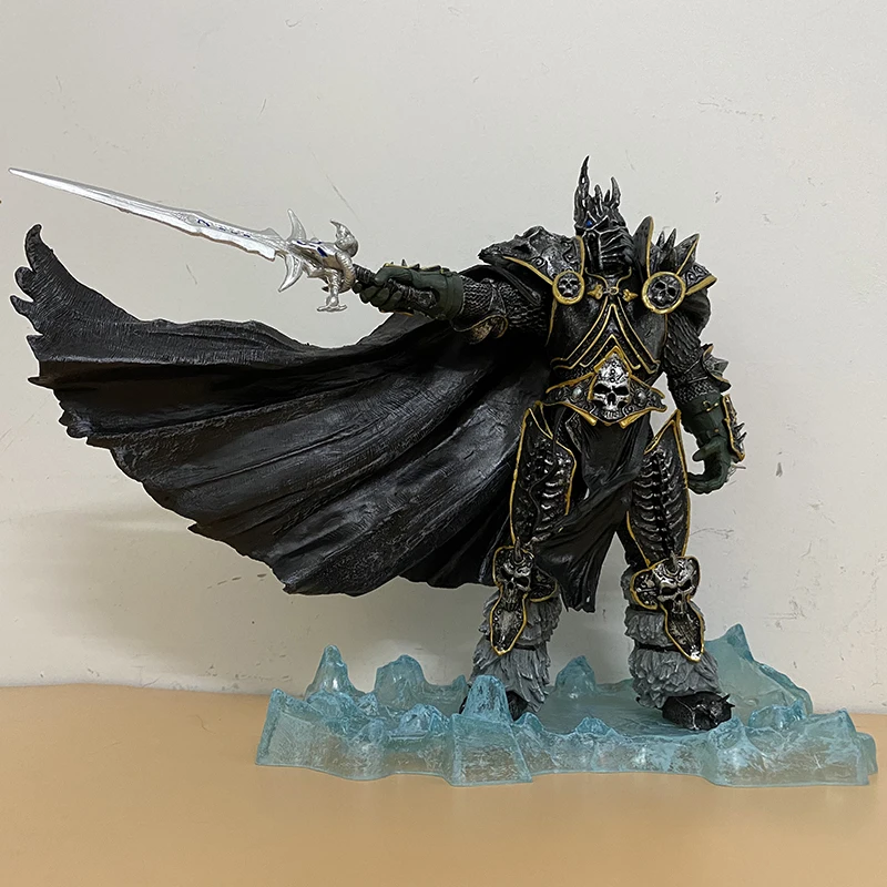 WOW Game Fall of The Lich King Arthas Menethil Action Figure Demon Hunter Illidan Devil DC05 Figma Collectible Model Toy Gift