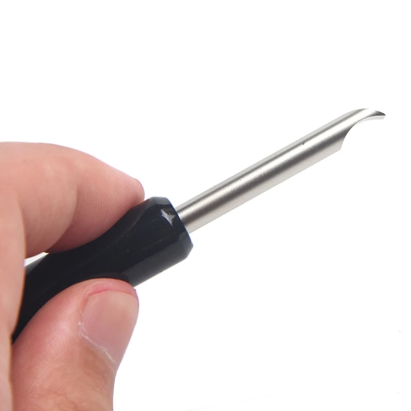 Mini Size Watch Back for Case Opener Lid Remover Pry Lever Replacing Battery Repair Tool Black Handle Pry Handle Durable