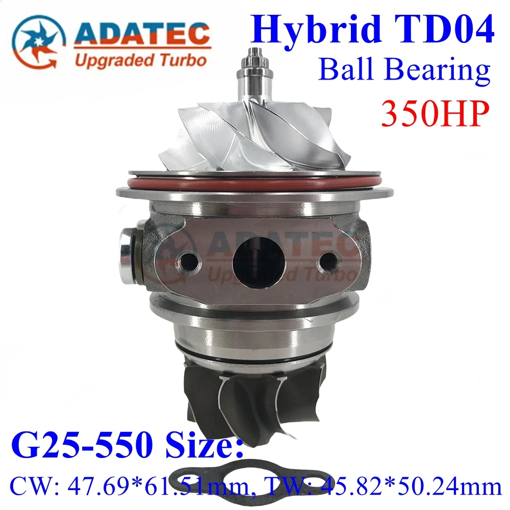 

TD04 Turbo Ball Bearing Cartridge 49477-04000 For Subaru Forester Impreza WRX 58T EJ205 EJ20 EJ25 EJ255 Turbine 9377-08120