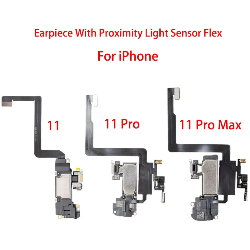 イヤホンと近接光センサーフレックスケーブル iPhone 11 Pro max 耳