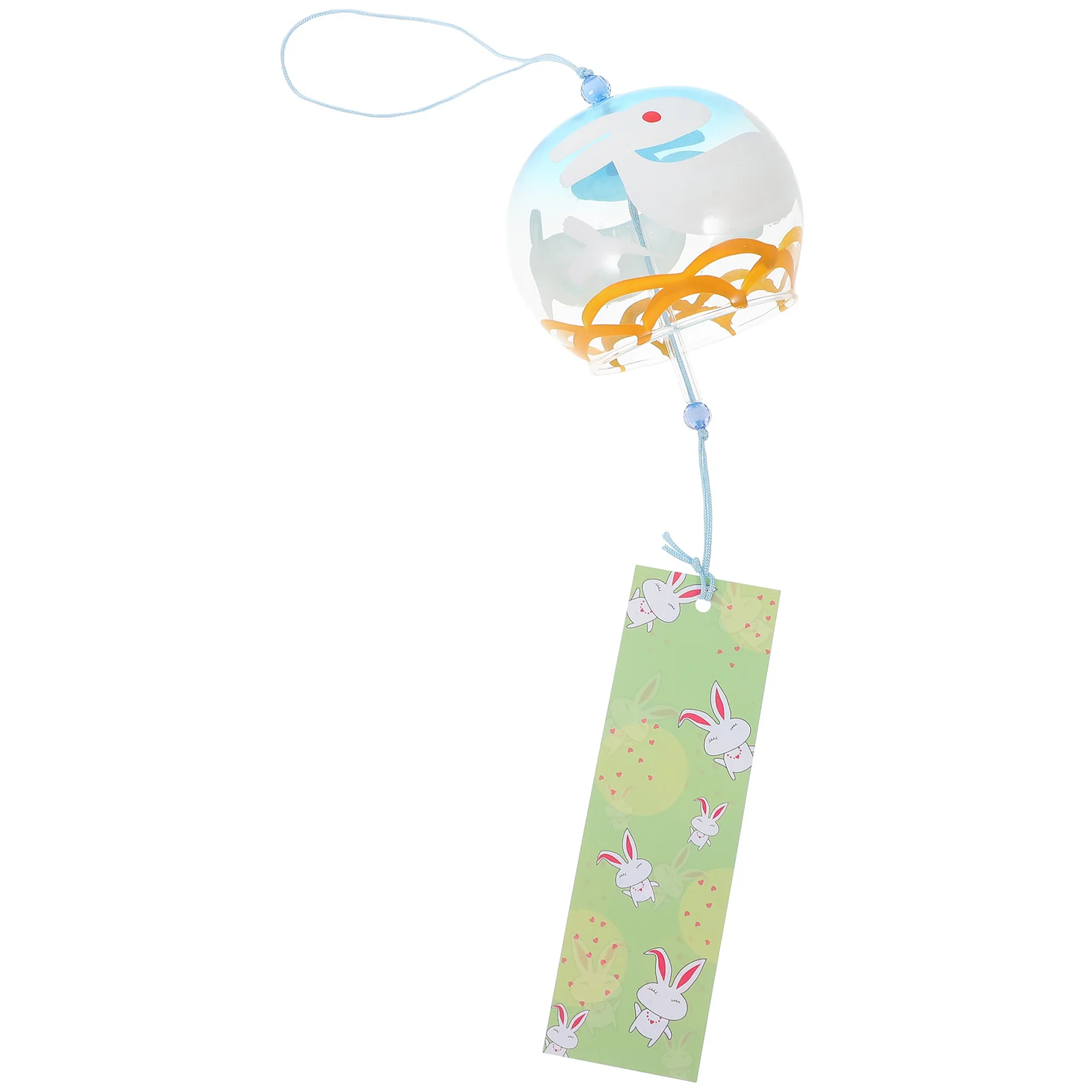 

Glass Wind Chime Japanese Style Hanging Wind Bell Decor for Garden Balcony Patio Yard Home Ornament Pendant Window Hanging Decor