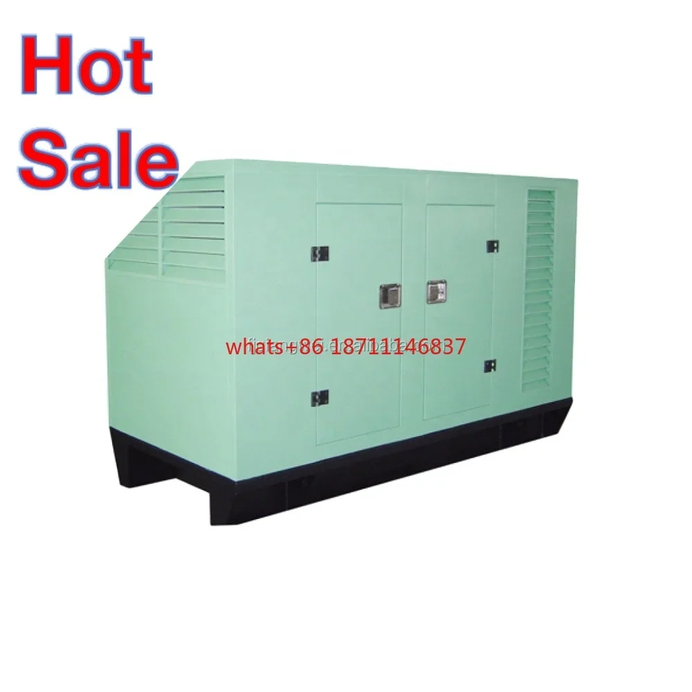 1104A-44TG2 engine diesel generator 80kva silent type 65kw soundproof generator with ATS