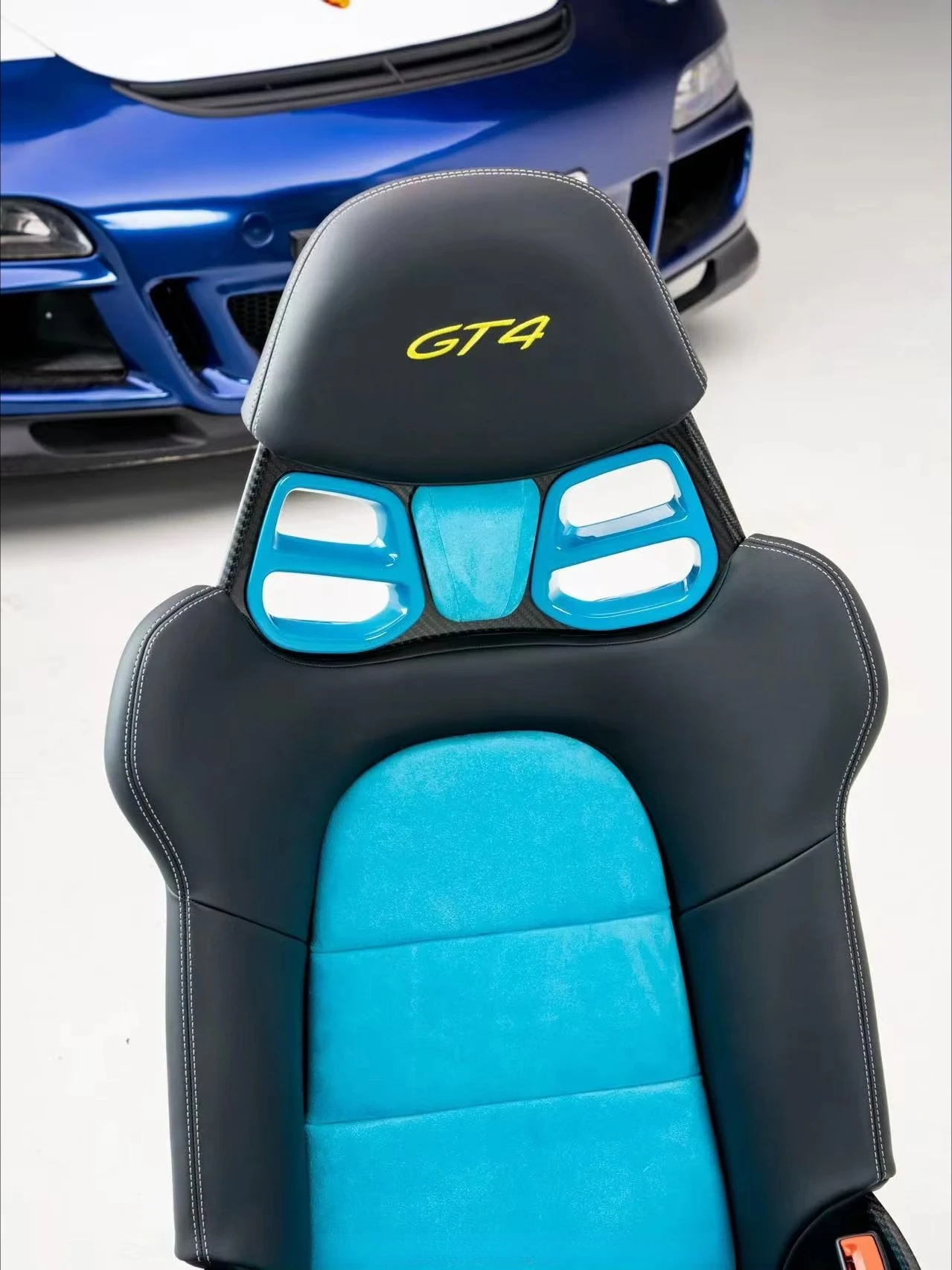 OEM Factory Painting Carbon Fiber Bucket Seat Fit for 718 911 GT3 GT4 RS Original Coating Custom Color Passenger Seat