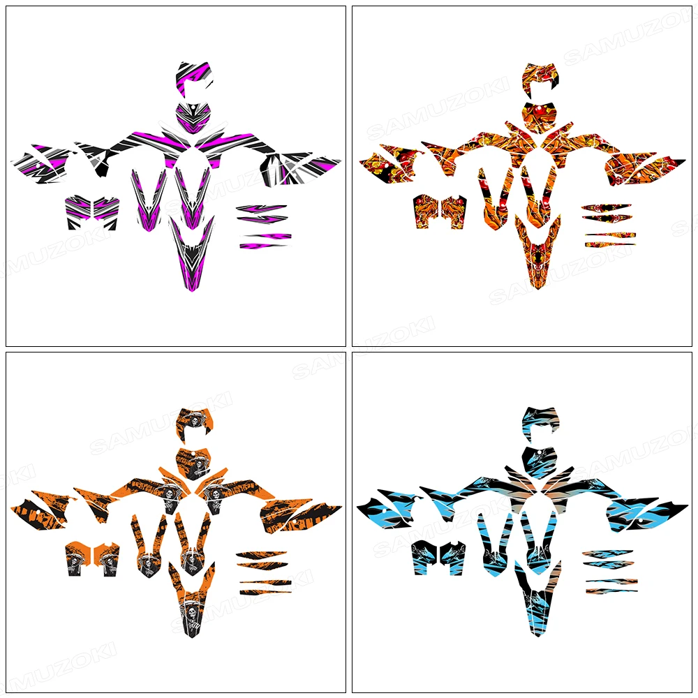 

Набор графических наклеек для декора мотоциклов, подходящий для моделей 125, 200, 250, 300-500 SX SXF 2013-2015, EXC EXCF XCW 2014, 2015, 2016
