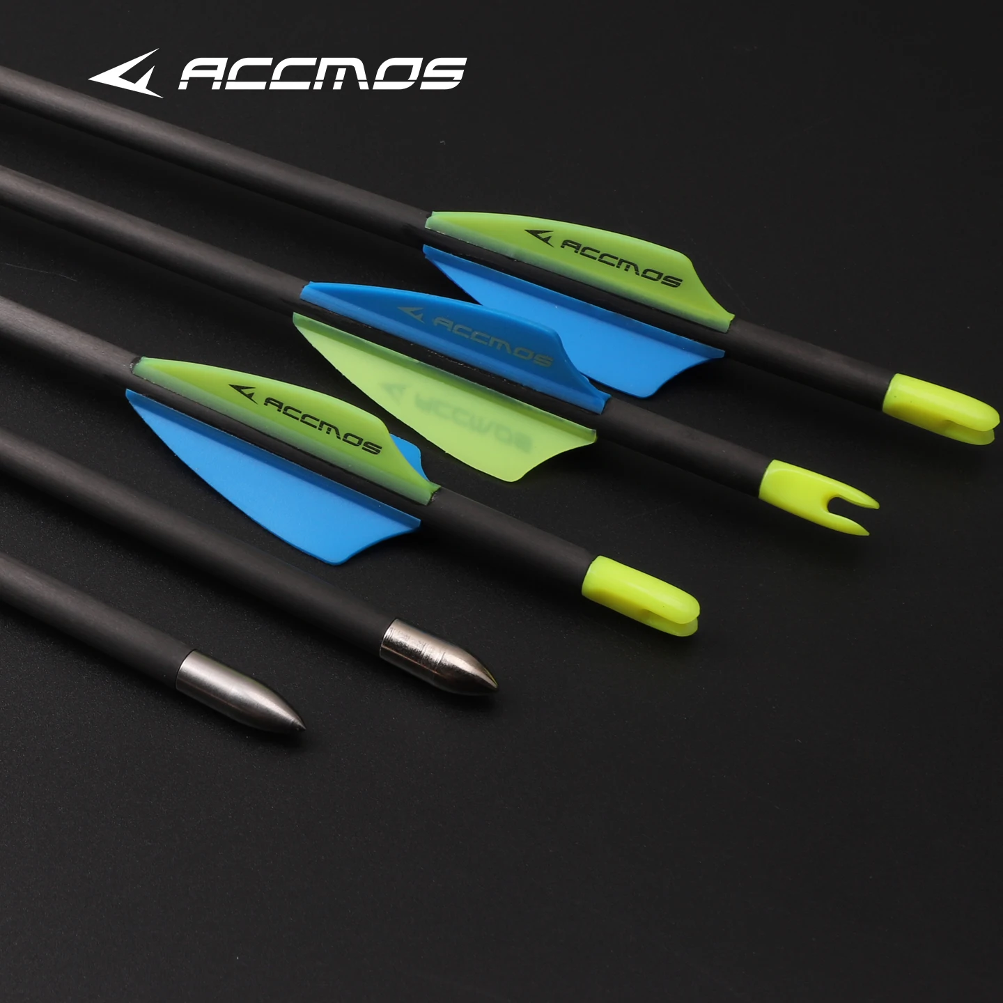 6/12/18 Uds nuevo ID4.2 pluma natural de carbono puro flecha columna vertebral 300-1800 para principiantes entrenamiento tiro con arco