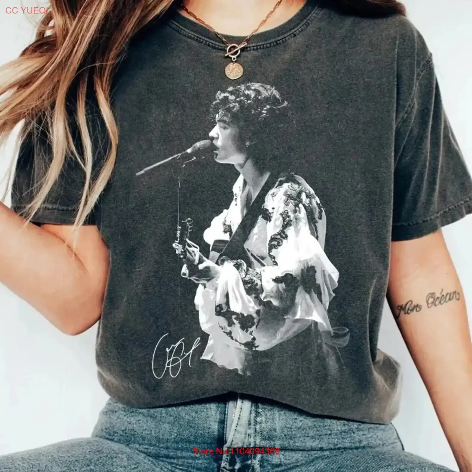 Conan Gray Wishbone World Tour 2026 dark heather color shirt VK08886 vintage Washed Soft Slightly Breathable