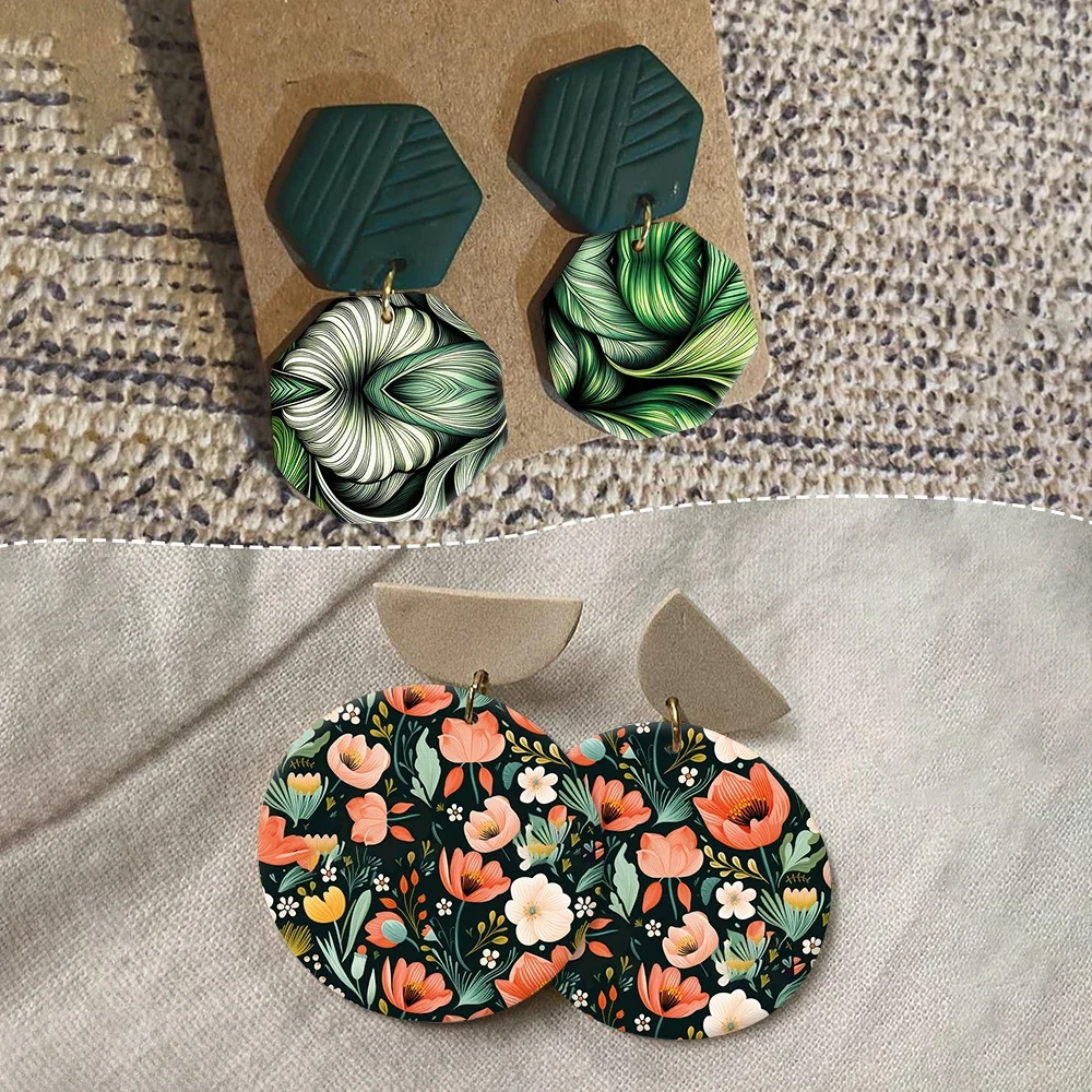 زهرة الرخام نمط بوليمر كلاي نقل الألوان المائية ورقة النقش الطباعة النمذجة ورقة السيراميك الحرفية الفخار صنع أداة #5