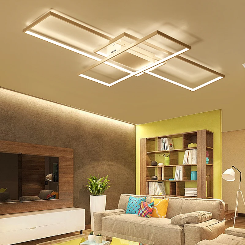 Black/White Modern Chandelier lamp For Living room decoration Bed room light fixtures Minimalism Ceiling led chandelier lighting