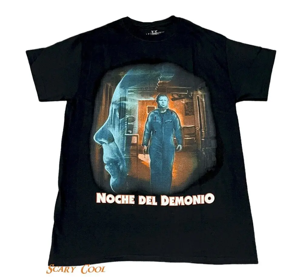 New Halloween Nochs Del Demonio Demon's Night Spanish Mens Vintage T-Shirt