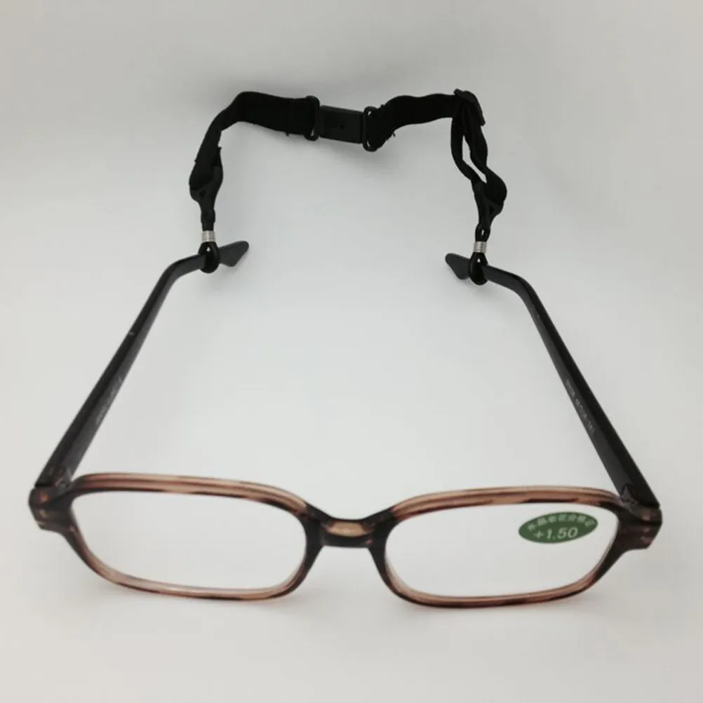 4Pcs Adjustable Universal Eyeglass Holder Strap Elastic Polyester Retainer Prevents Slipping When Bending Working Non Slip