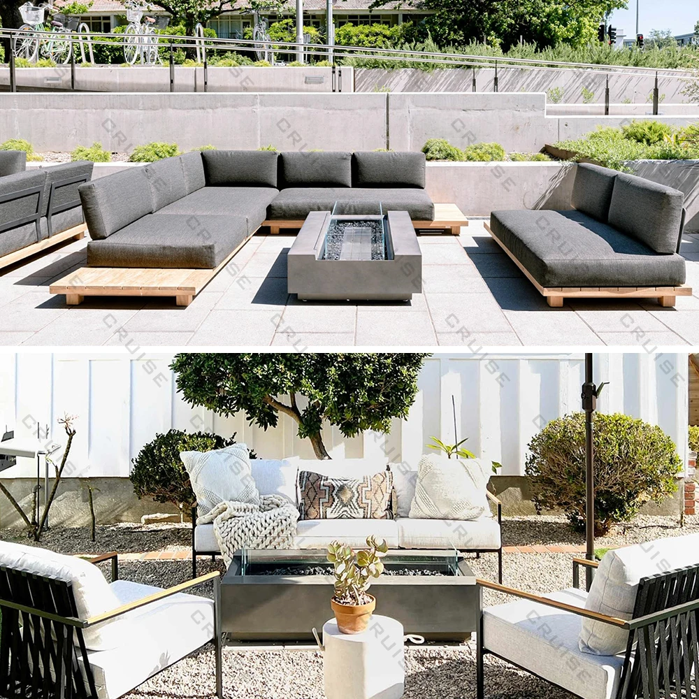 كروز كفاءة الاحتراق Chimeneas سخان النار النمط الكلاسيكي الخشب/الغاز/فرن الكحول الأساسية 1250-760-300 مللي متر Firepit في الهواء الطلق