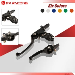 Aluminum Motorcycle Folding ASV Extendable Brake Clutch Levers Anti-fall For KTM Honda Kawasaki Yamaha XR50 Pit Dirt Bike ATV