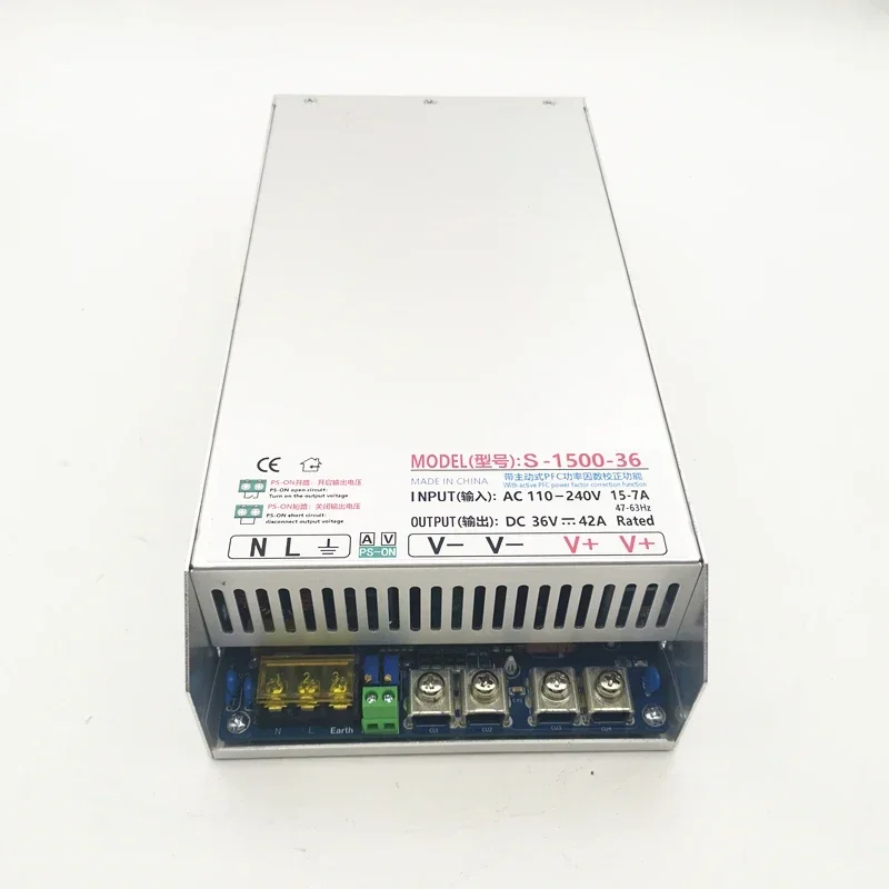 High quality 2000W 48V 41.6A  Switching power supply with PFC function input 220vac DC  transformador