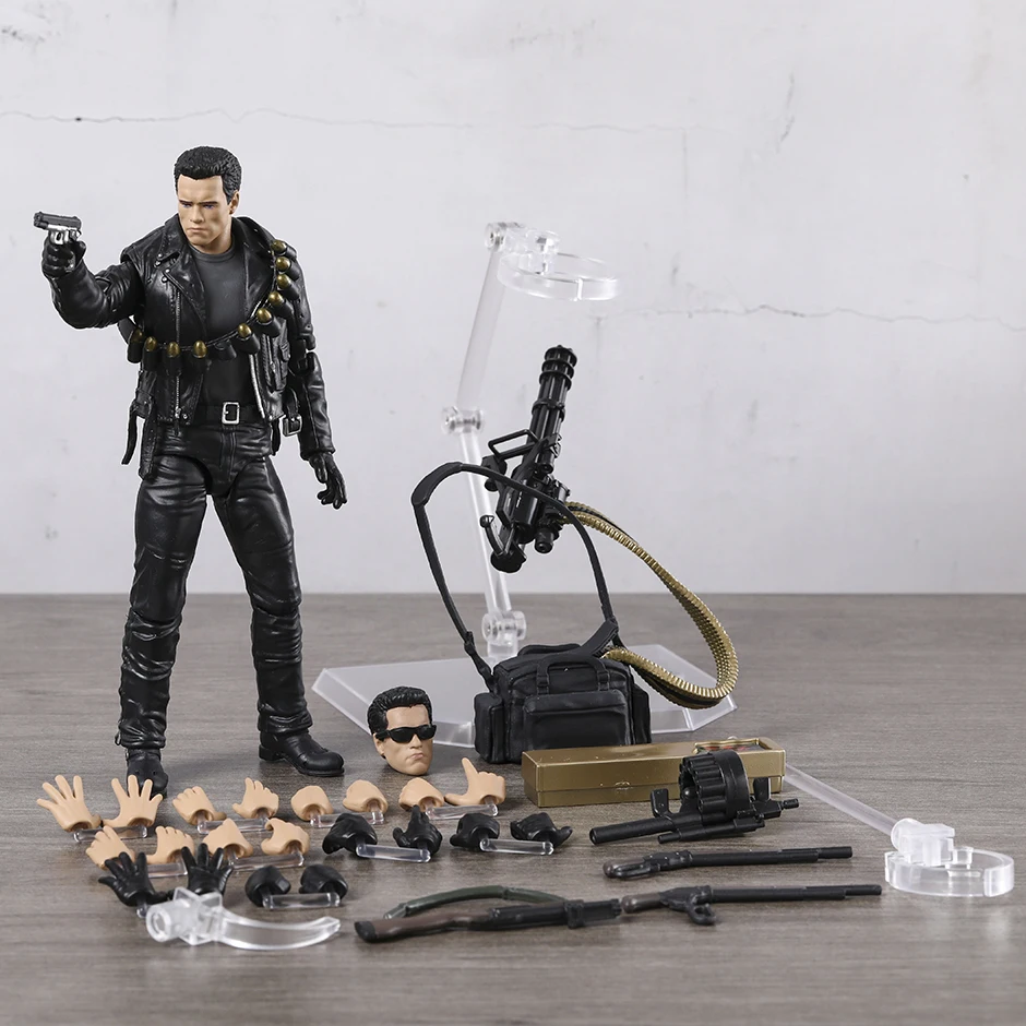 MAFEX No.199 Terminator 2 T-800 Joint Movable Action Figure PVC Toys Collection Doll Model