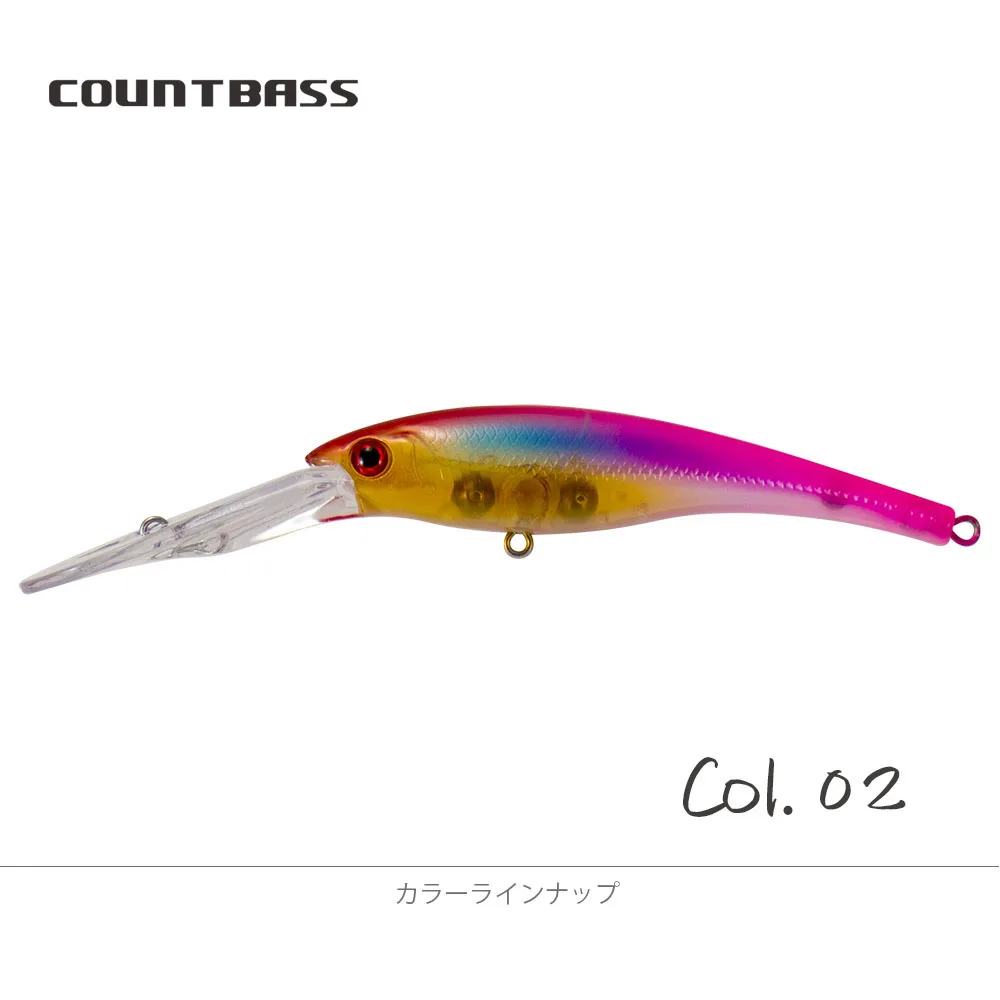 COUNTBASS Kurbelköder 90 mm 3-1/2" 13 g 1/2 oz. Tauchen 5 m 16 Fuß Angeln Kunststoff Shad Wobbler Barsch Leurre Angler's Hardbait Köder – Detail 14