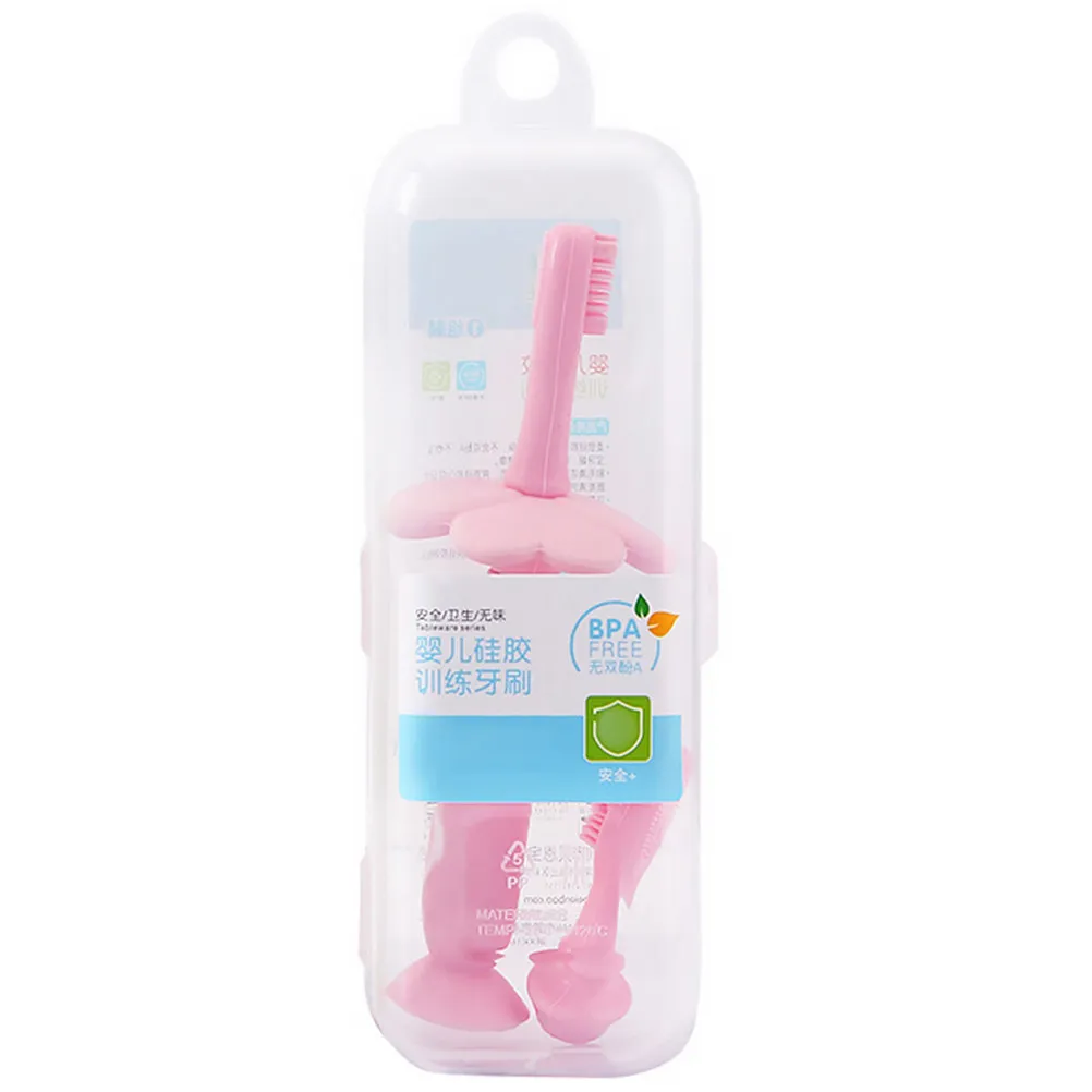 Infant Toothbrush Baby al Care Silicone Training Toothbrushes Kids Toddler Mouthguard Food Grade Safe Cartoon H Easy Cleaning