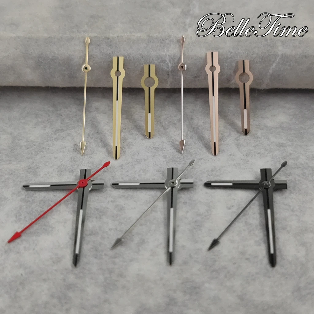 ساعة دايتونا NH35 ذات جودة عالية باللون الفضي/الذهبي/الذهبي/الذهبي الوردي مضيئة يدويًا لحركة NH34 NH35 NH36 4R 7S